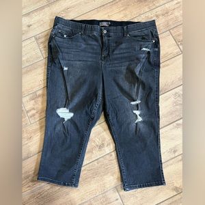 Torrid cropped bombshell skinny Jean